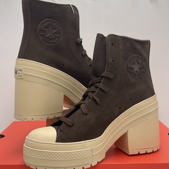 Converse WMNS CHUCK 70 DE LUXE HEEL HI FRESH BREW/FRESH BREW A11542C Platforms - Picture 10 of 16